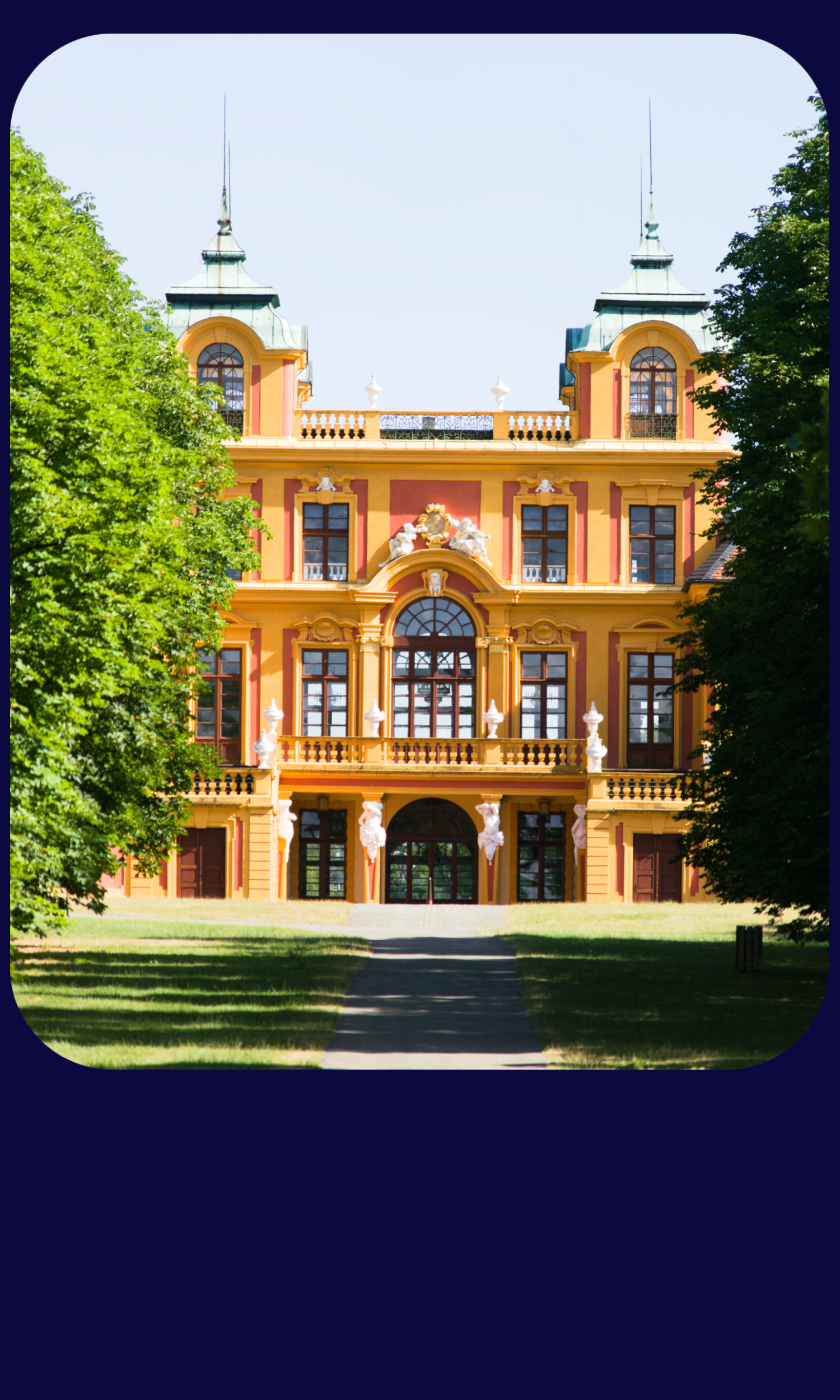Bluehendes Barock Schloss Favorite